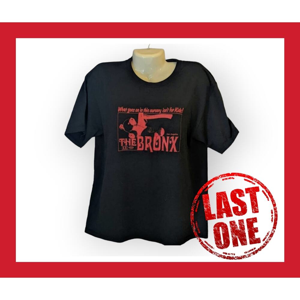 VTG RARE The Bronx CA Band Teddy Bear Nursery Hardcore Punk Rock Tee Shirt Men M